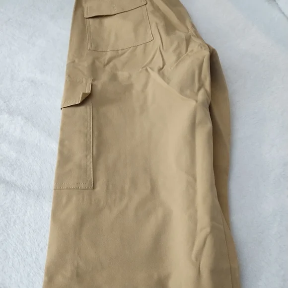 Mens beige cargo pants - Picture 5 of 8